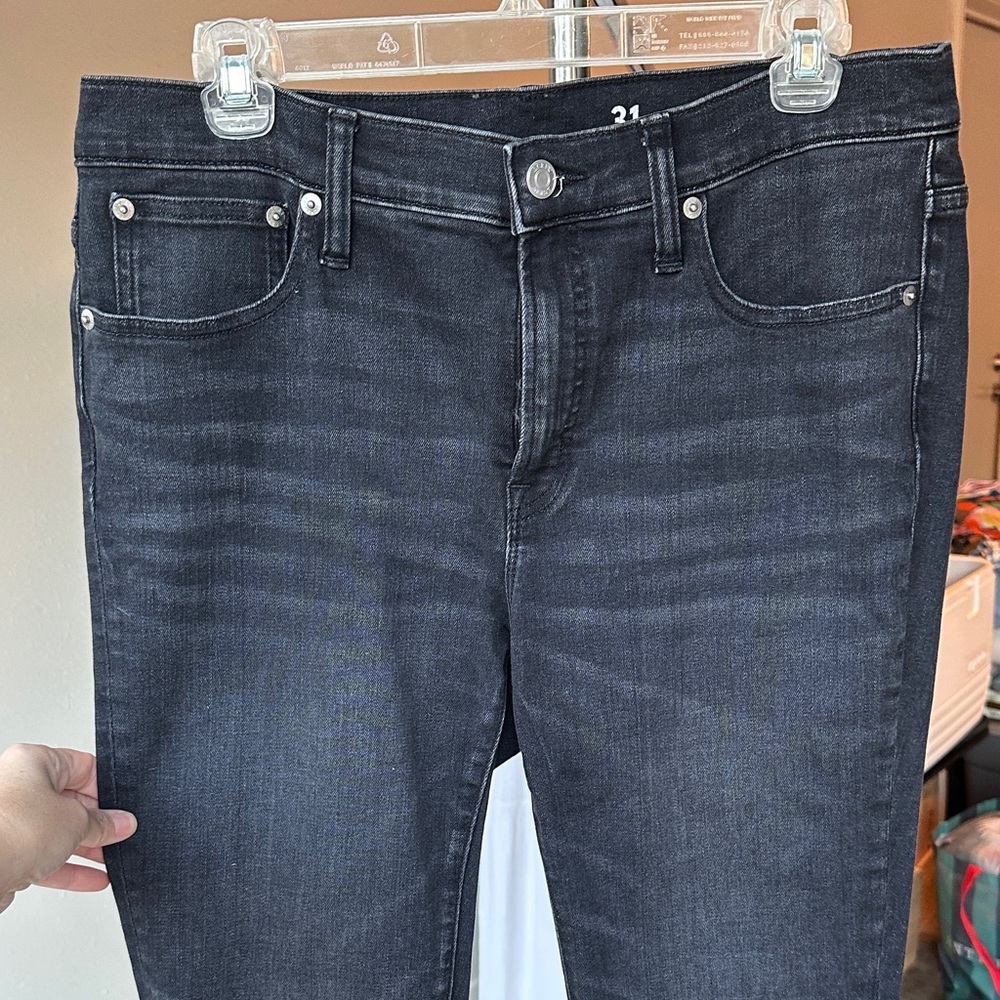 J.Crew Black Toothpick Jeans (size 31)